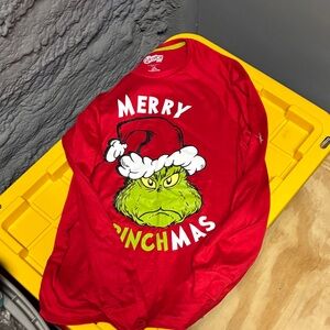 Grinch Red Long Sleeve Tee